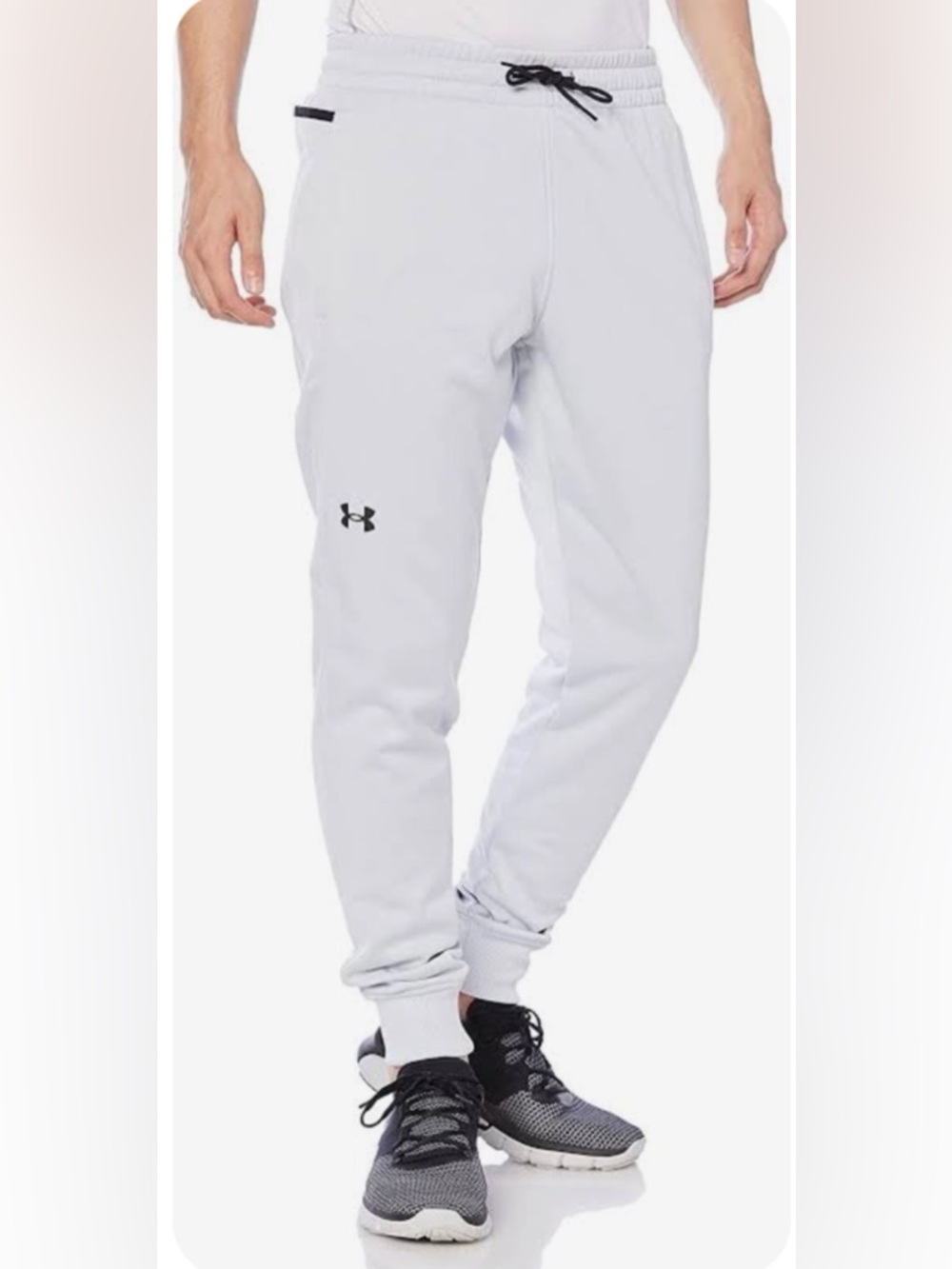 Under Armour Men's Sportstyle Elite Joggers White Medium Style 1374658